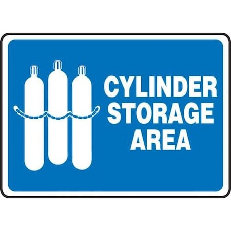 SAFETY SIGN CYLINDER STORAGE AREA MCPG520VS